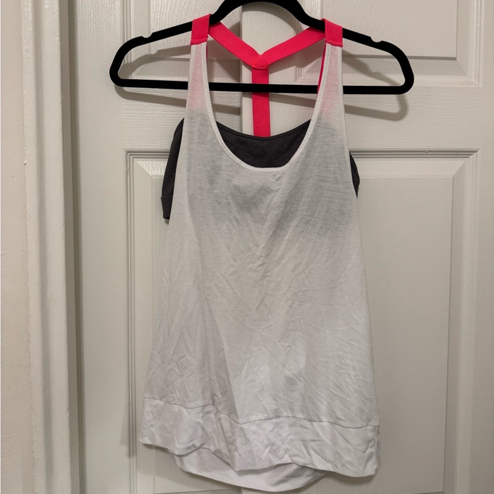 RARE Vintage Alo Open Back Top with Built In Bra